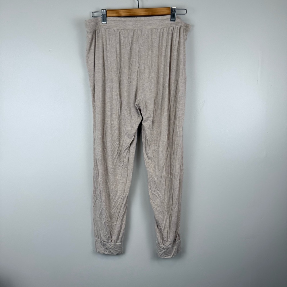 Kindred Bravely-large- Cream Beige High Waist Everyday Lounge Joggers-maternity - Picture 5 of 7